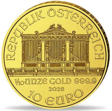 1/10 oz - Goud .999 - Wiener Philharmoniker Random Years