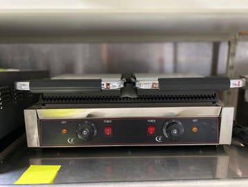 panini grill - 40x58x21 lxbxh, Articles professionnels, Ophalen of Verzenden