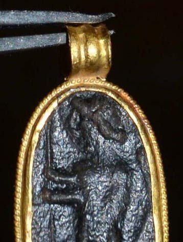 Oud-Romeins, Keizerrijk Goud Pendant, Een oud, hoog karaat