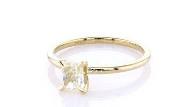 Zonder minimumprijs - Ring - 14 karaat Geel goud - 0.59ct.