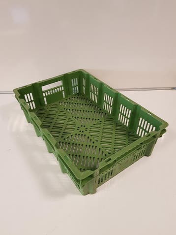 Kunststof nest/stapel kipkratten 60x40x15 gebruikt, Doe-het-zelf en Bouw, Ophalen of Verzenden, Nieuw