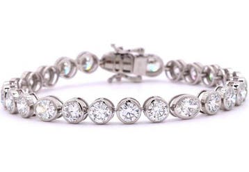 Armband Platina - 13.63ct. tw. Diamant (Lab-grown), Nieuw