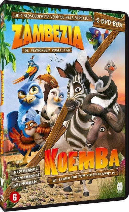 Zambezia + Koemba (2dvd) op DVD, CD & DVD, DVD | Films d'animation & Dessins animés, Envoi