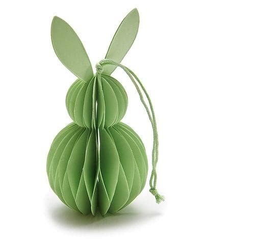 Paashaas Konijntje Honeycomb hanger Groen 6x12 cm, Hobby & Loisirs créatifs, Bricolage