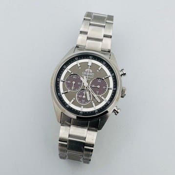 Orient - Neo70s Solar Chronograph - Grey Dial - Sans prix, Nieuw