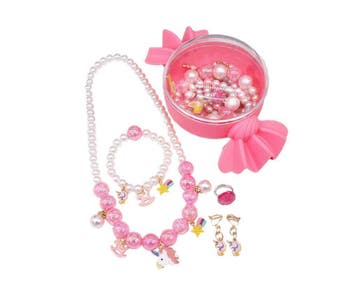 Prinsessenjurk - Juwelen set - Unicorn - Kleedje, Verzenden, Nieuw