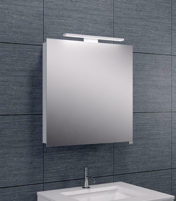 Sanifun One-Led spiegelkast Gerardo 600 x 600, Huis en Inrichting, Badkamer | Badkamermeubels, Spiegelkast, Nieuw, 50 tot 100 cm