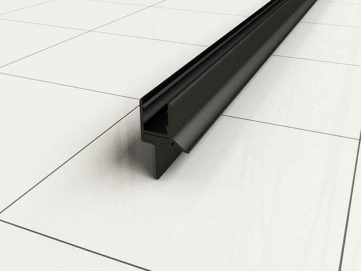 universele waterkering Type 1 horizontaal 10mm mat-zwart, Doe-het-zelf en Bouw, Sanitair, Ophalen of Verzenden