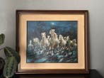 Alfredo Palmero de Gregorio (1901-1991) - Cavalli al chiaro