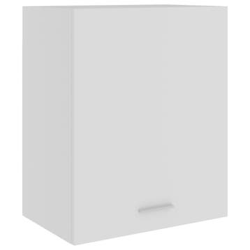 vidaXL Bovenkast Lyon 50x31x60 cm bewerkt hout wit, Verzenden