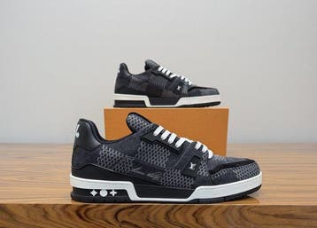 Louis Vuitton - LV Trainer Damier 3D Denim - Sneakers -, Nieuw