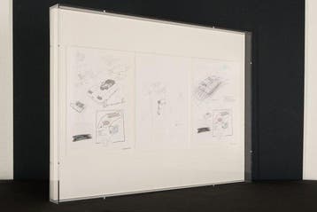 Panamarenko (1940-2019) - Handgesigneerd drieluik (Triptych)