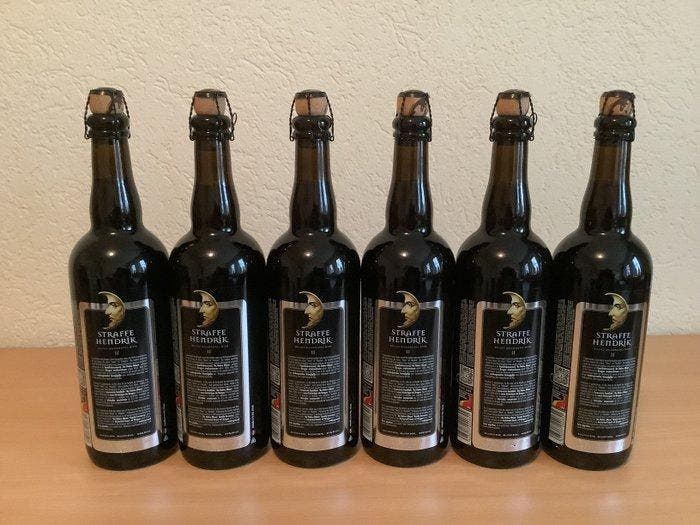 De Halve Maan - Straffe Hendrik Quadrupel - 75cl - 6 flessen, Collections, Vins