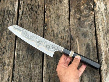 Keukenmes - Handgemaakte verzamelobjecten Japanse chefmes,