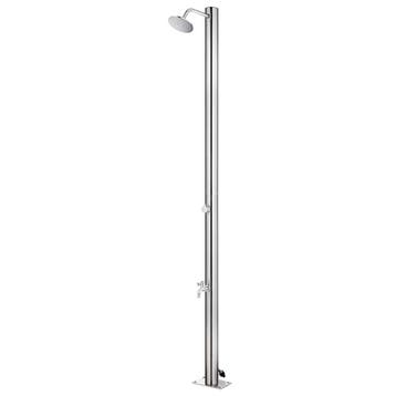 vidaXL Buitendouche 215 cm roestvrij staal, Tuin en Terras, Verzenden, Nieuw