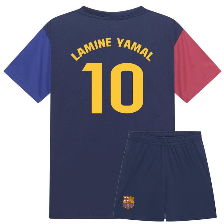 Lamine Yamal FC Barcelona Voetbaltenue - Kind, Sport en Fitness, Voetbal, Bal, Nieuw, Verzenden