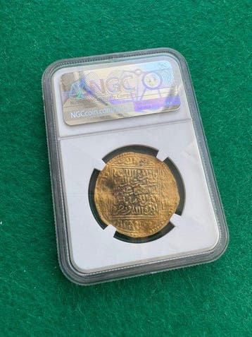 . Dynastie Merined Abu Said Uthman II. Dinar 1310–1331 AD, Timbres & Monnaies