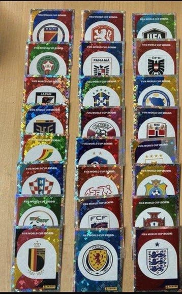 2026 Panini World Cup Stickers - 48 Sticker - Good (GD), Nieuw