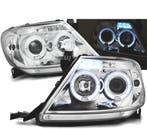 PHARES POUR TOYOTA HILUX 05-11 LED ANGEL EYES CHROMÉ, Auto-onderdelen, Verlichting, Verzenden, Nieuw