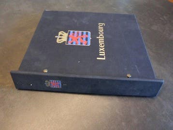 Nederland - Blanco Davo albums, Luxemburg + 2 blanco in, Gestempeld