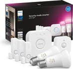 Philips Hue Secure starterkit - wit en gekleurd licht - E27, Verzenden, Nieuw