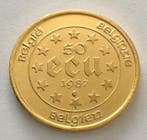 België. 50 Ecu 1987 Kaiser Karl V. - 30. Jahrestag Römische, Postzegels en Munten