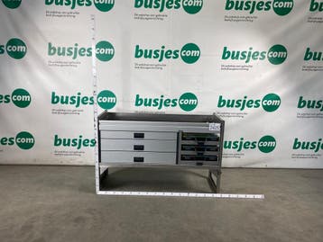 Aluca aluminium bedrijfswageninrichting gebruikt (nr 2425), Verzenden, Gebruikt