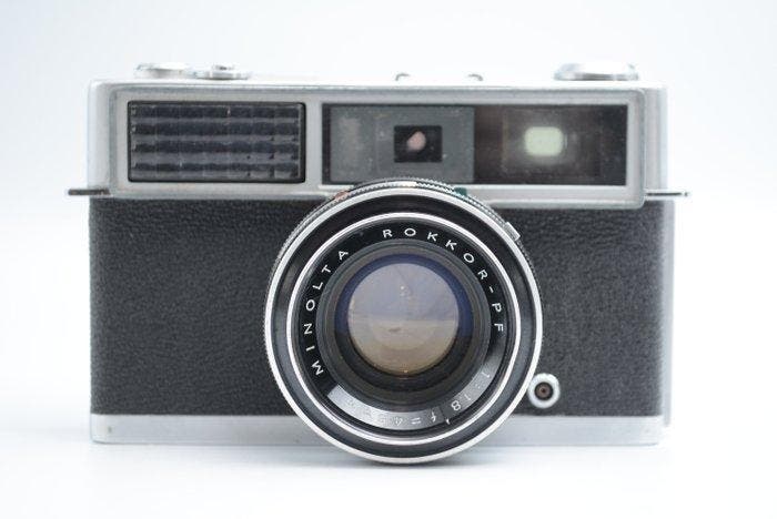 Minolta AL-2 / Minolta ROKKOR-PF 45mm F1.8 Meetzoeker camera, TV, Hi-fi & Vidéo, Appareils photo analogiques
