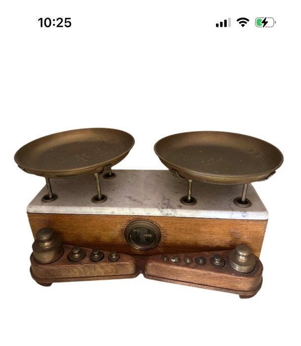 Balans of weegschaal - Marmer, Antiek en Kunst, Curiosa en Brocante