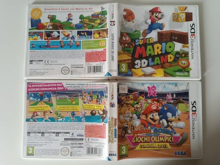 Nintendo, Sega - 3DS - Super Mario 3D Land / Mario & Sonic, Games en Spelcomputers, Spelcomputers | Overige Accessoires
