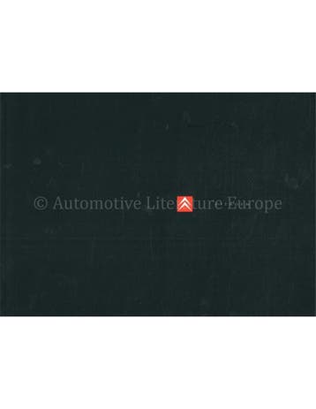 2006 CITROEN C6 BROCHURE NEDERLANDS