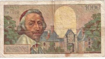 10 Nf sur 1 000 Francs France Fay 53/01 10 Nf Sur 1000 Fr..., Verzenden, België
