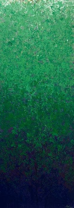 Mara. J XXL - Malachite Cascade, Antiek en Kunst, Kunst | Schilderijen | Modern
