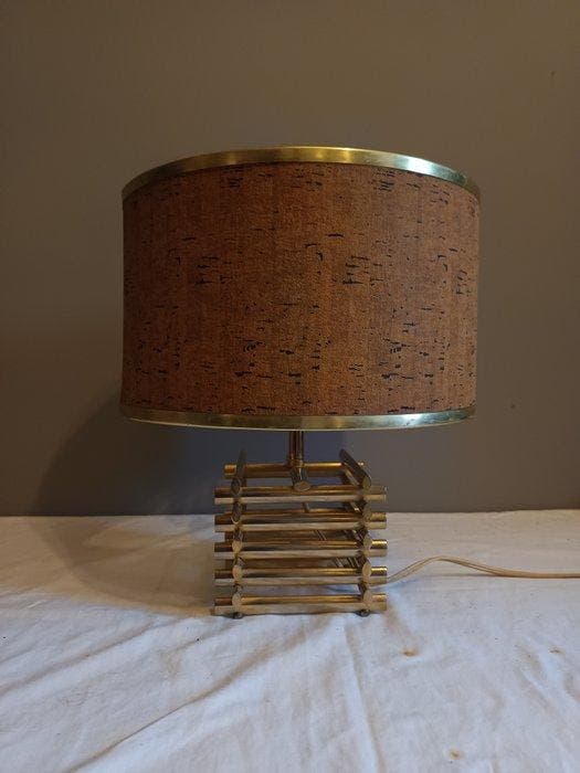 Lampe de table - Laiton doré, Antiek en Kunst, Antiek | Verlichting