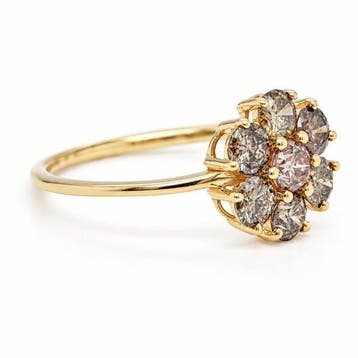 Zonder minimumprijs - Ring - 14 karaat Geel goud - 1.03ct., Nieuw