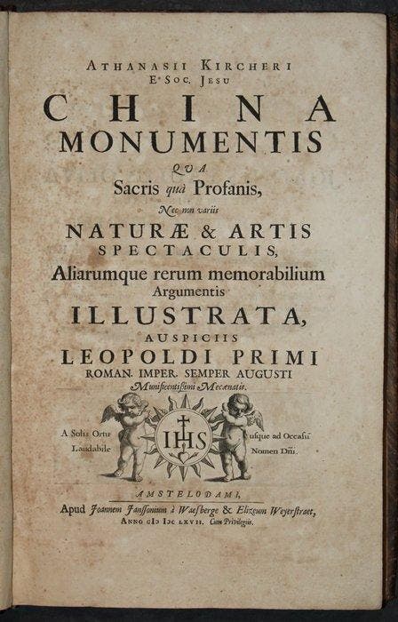 Athanasius Kircher - China monumentis qua sacris qua, Antiquités & Art, Antiquités | Livres & Manuscrits