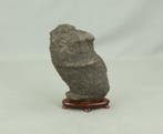 Steen - Suiseki-steen 0,5 kg met houten standaard - Shwa