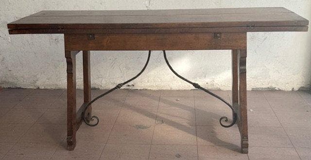 Tafel - tafel met fratino - Walnoot - tafel bij fratino, Antiquités & Art, Antiquités | Autres Antiquités