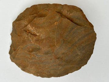 Prehistoric Kwartsiet Acheuléen Vuistbijl (Zonder