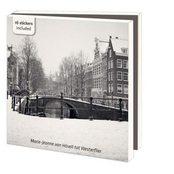 Kaartenmapje met env, vierkant: Winter, Marie-Jeanne van, Diversen, Wenskaarten, Ophalen of Verzenden, Nieuw