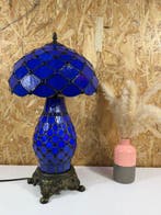 Lampe de table - « Blue Pearl » avec deux sources lumineuses