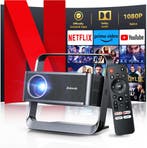 Smart Projector 1080P | Netflix Retour Deal | 30% Korting!, Verzenden, LED