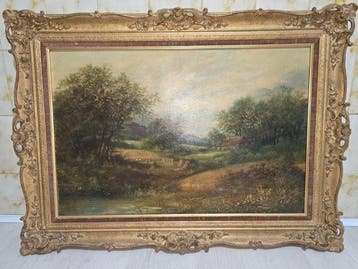 Louis Mayer (1791-1843) - Paesaggio romantico - NO RESERVE