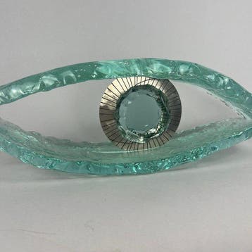 Andrzej Rafalski - LARGE Glass Eye, Antiek en Kunst