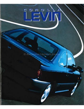 1993 TOYOTA COROLLA LEVIN BROCHURE JAPANS