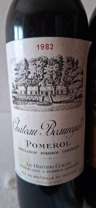 1982 Chateau Beauregard & 1976 Chateau Rouget - Pomerol - 2, Verzamelen, Wijnen, Nieuw