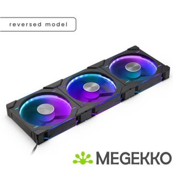 Phanteks D30 PWM Reverse Airflow D-RGB 140MM Black 3-Pack, Verzenden