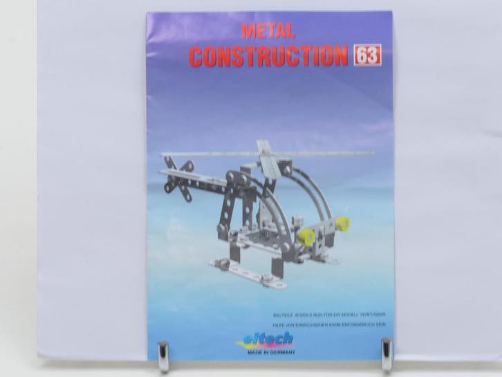 Eitech Construction 63 Helicopter / Vliegtuig Metaal bouw..., Hobby & Loisirs créatifs, Modélisme | Voitures & Véhicules, Enlèvement ou Envoi