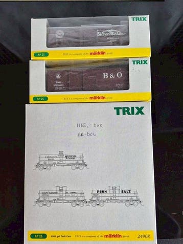 Trix H0 - 24908/24902-5/24902-7 - Ensemble de wagons de