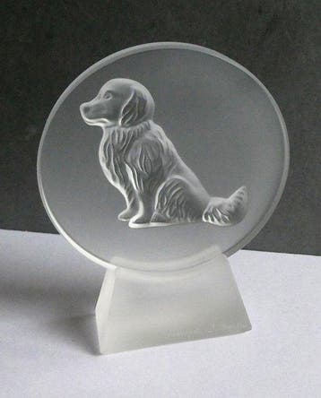 Lalique - Marc Lalique - Presse-papiers - Chien - Cristal